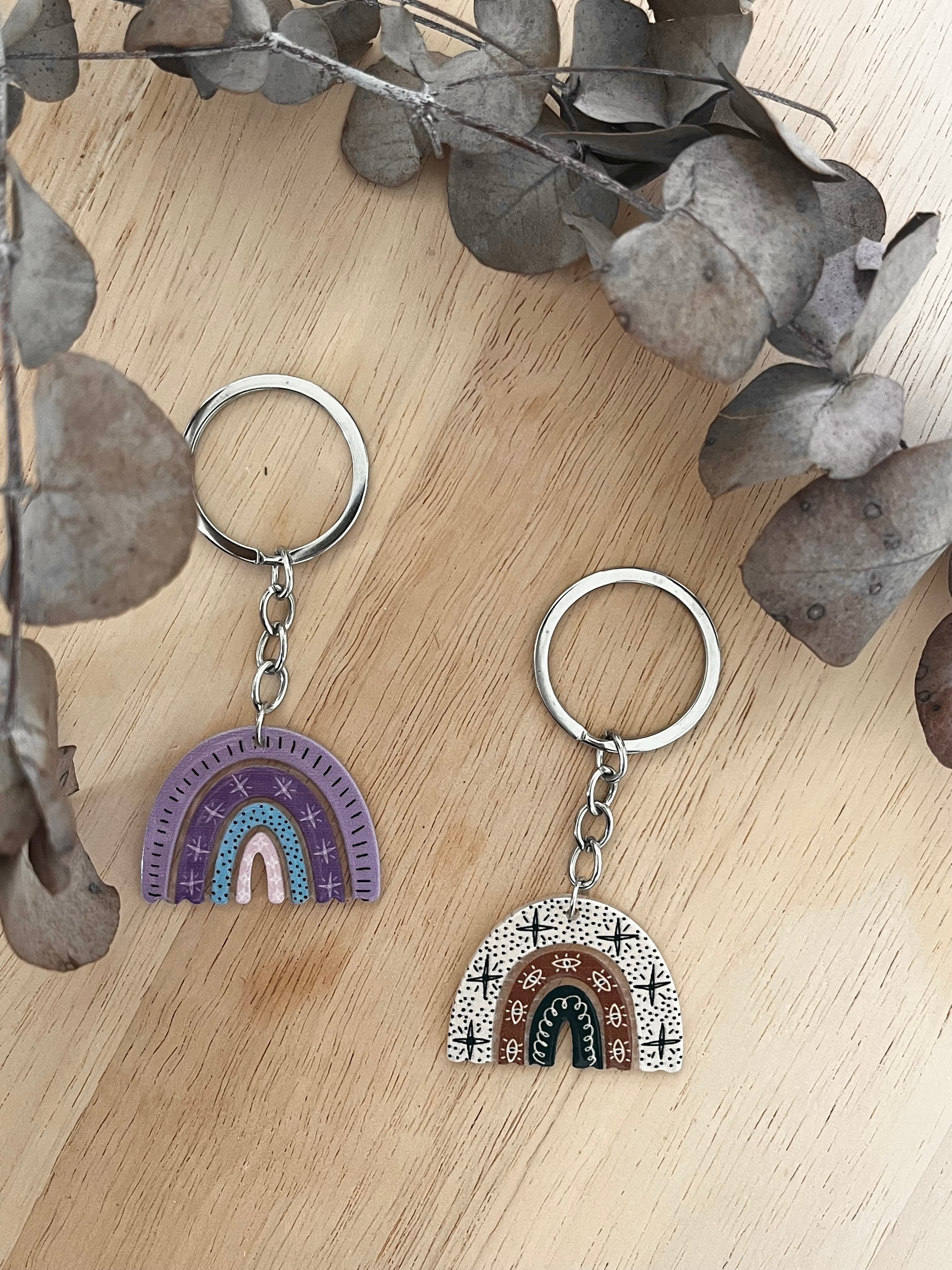Rainbow Keyrings