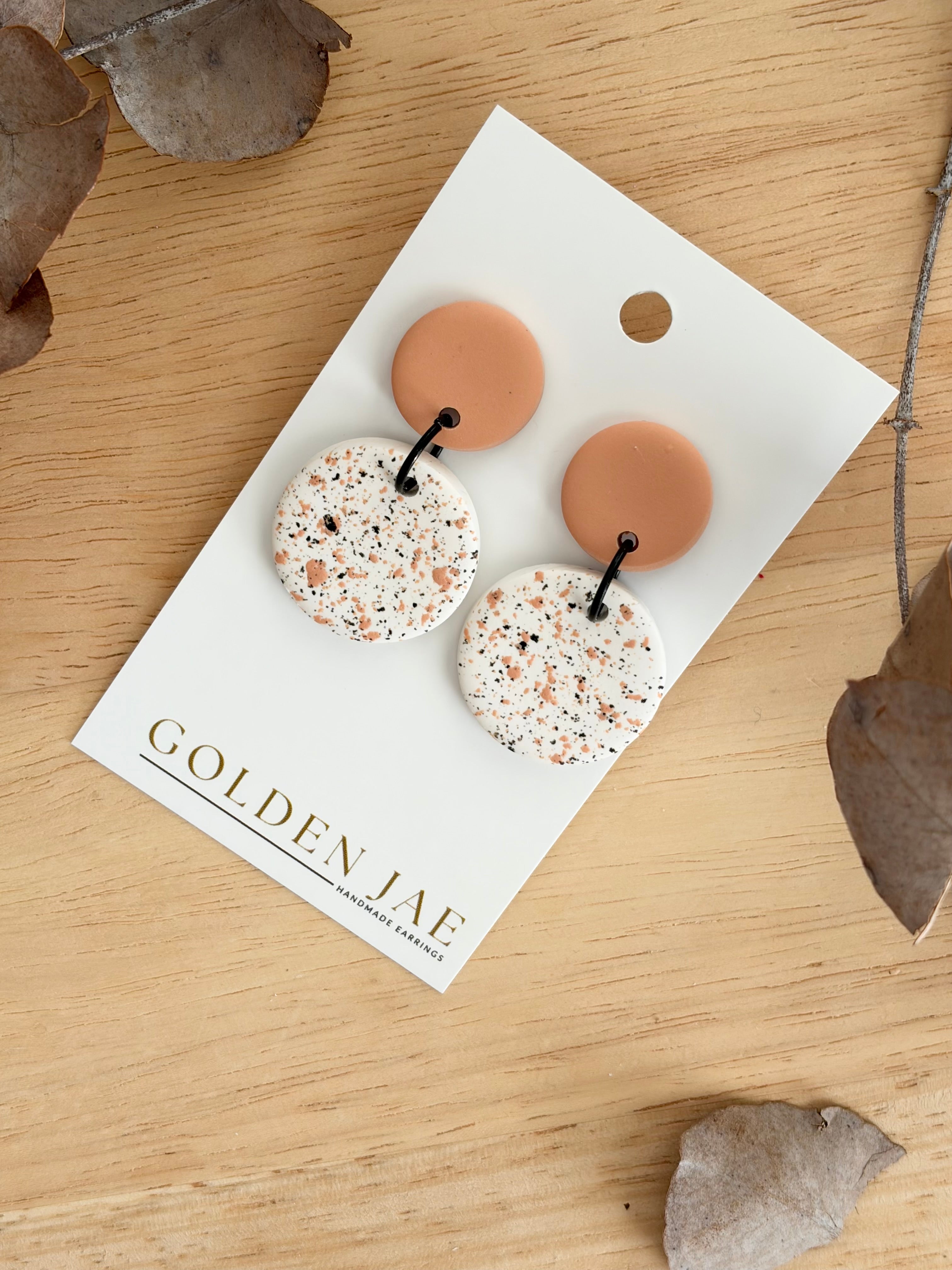 Peach Pop Dangles #07