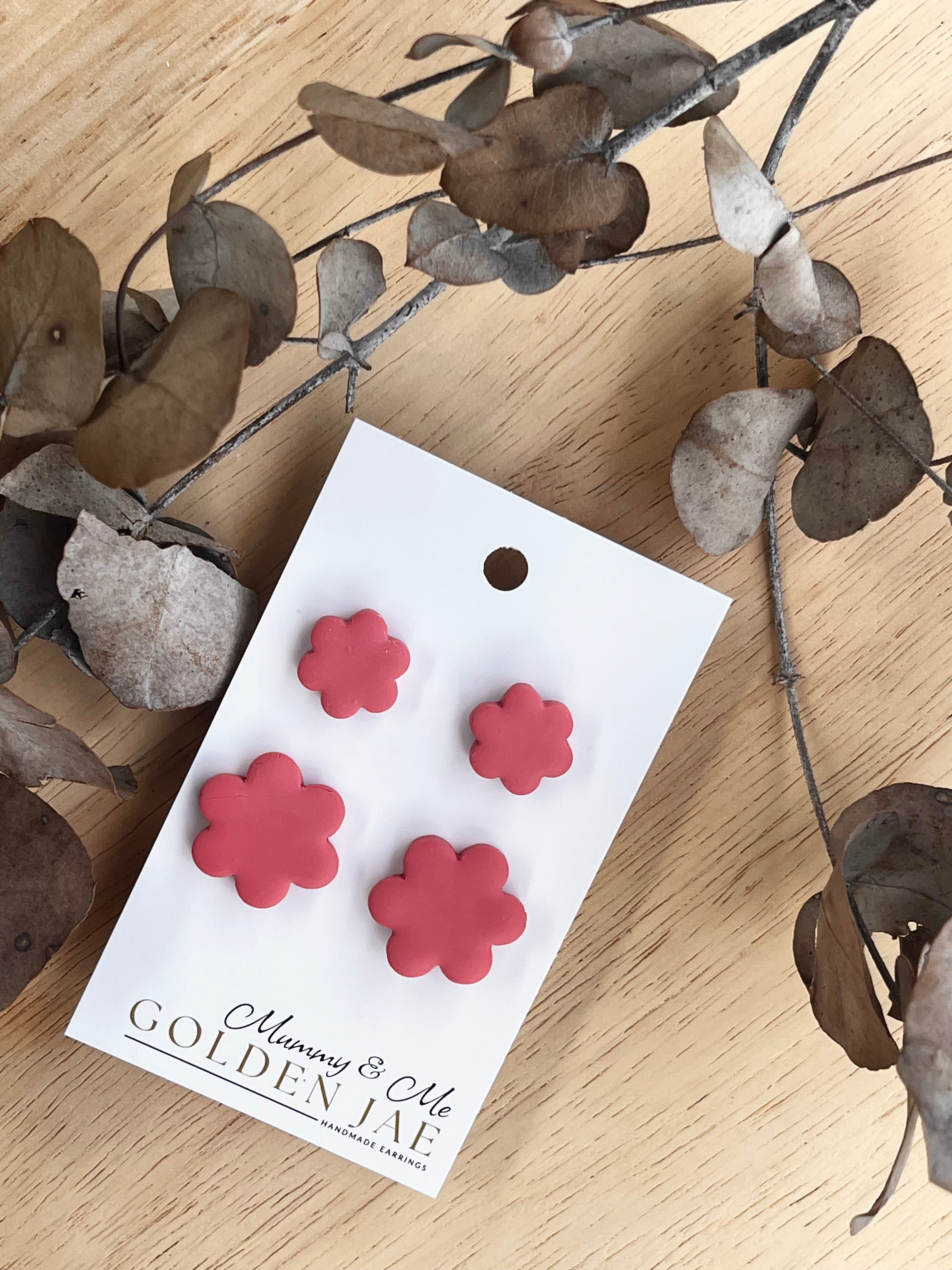 Mummy & Me Pack #04 (Flower Studs)