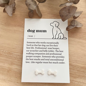 Gift Card & Earrings (Dog Mum)