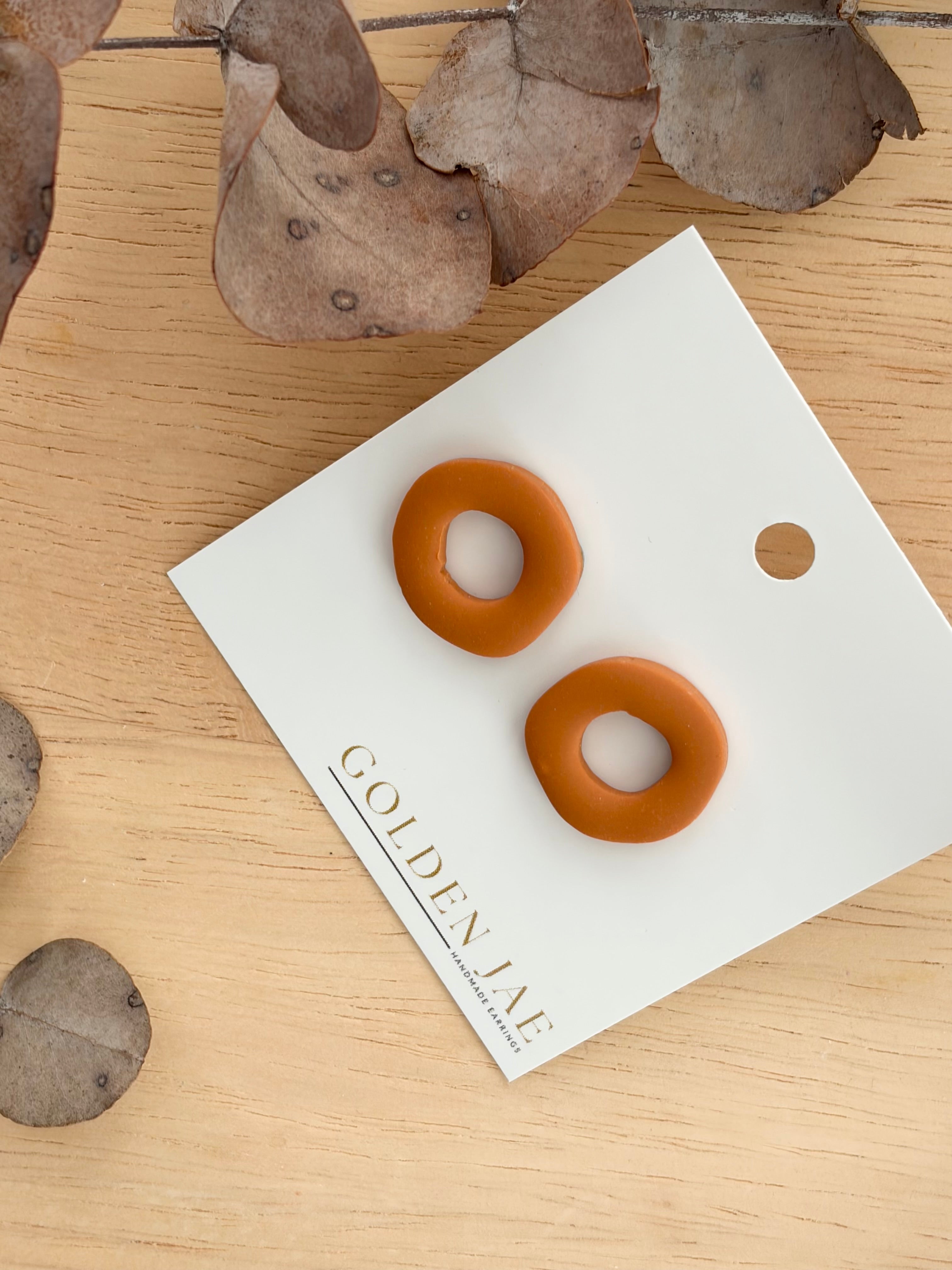 Organic Doughnut Studs