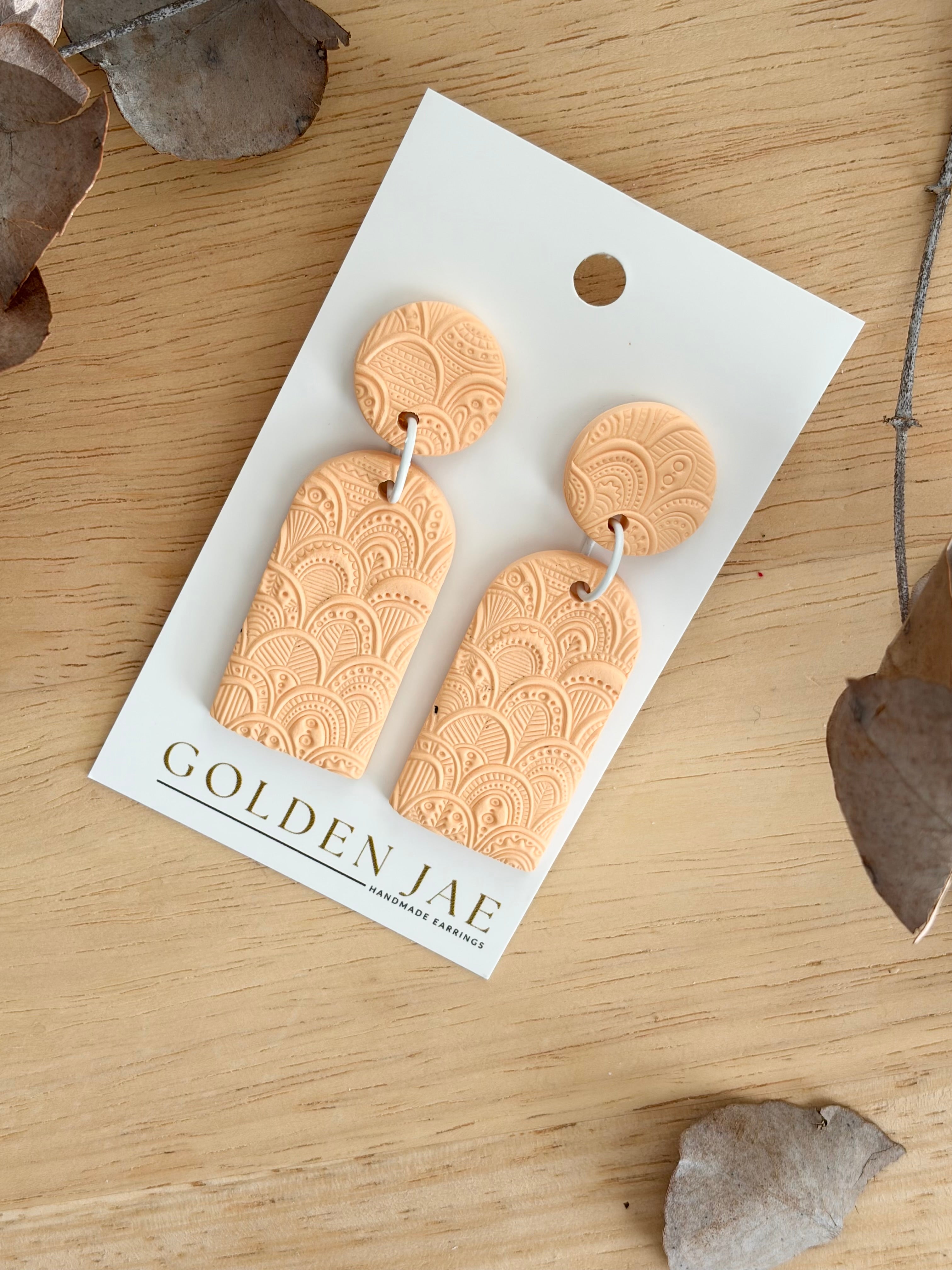 Peach Pop Dangles #10
