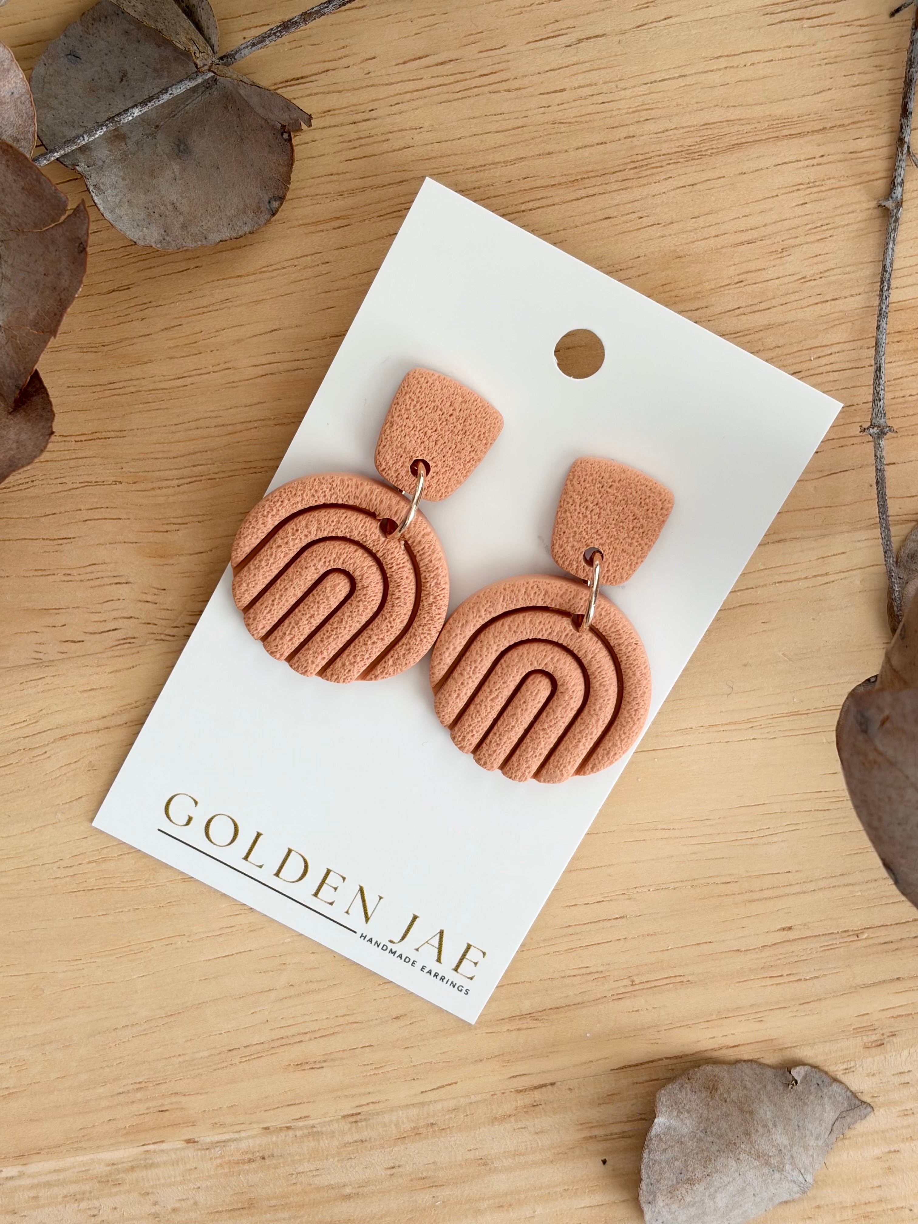 Peach Pop Dangles #01