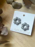Statement Flower Studs (Lace)
