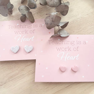 Gift Card & Earrings - Teaching Heart