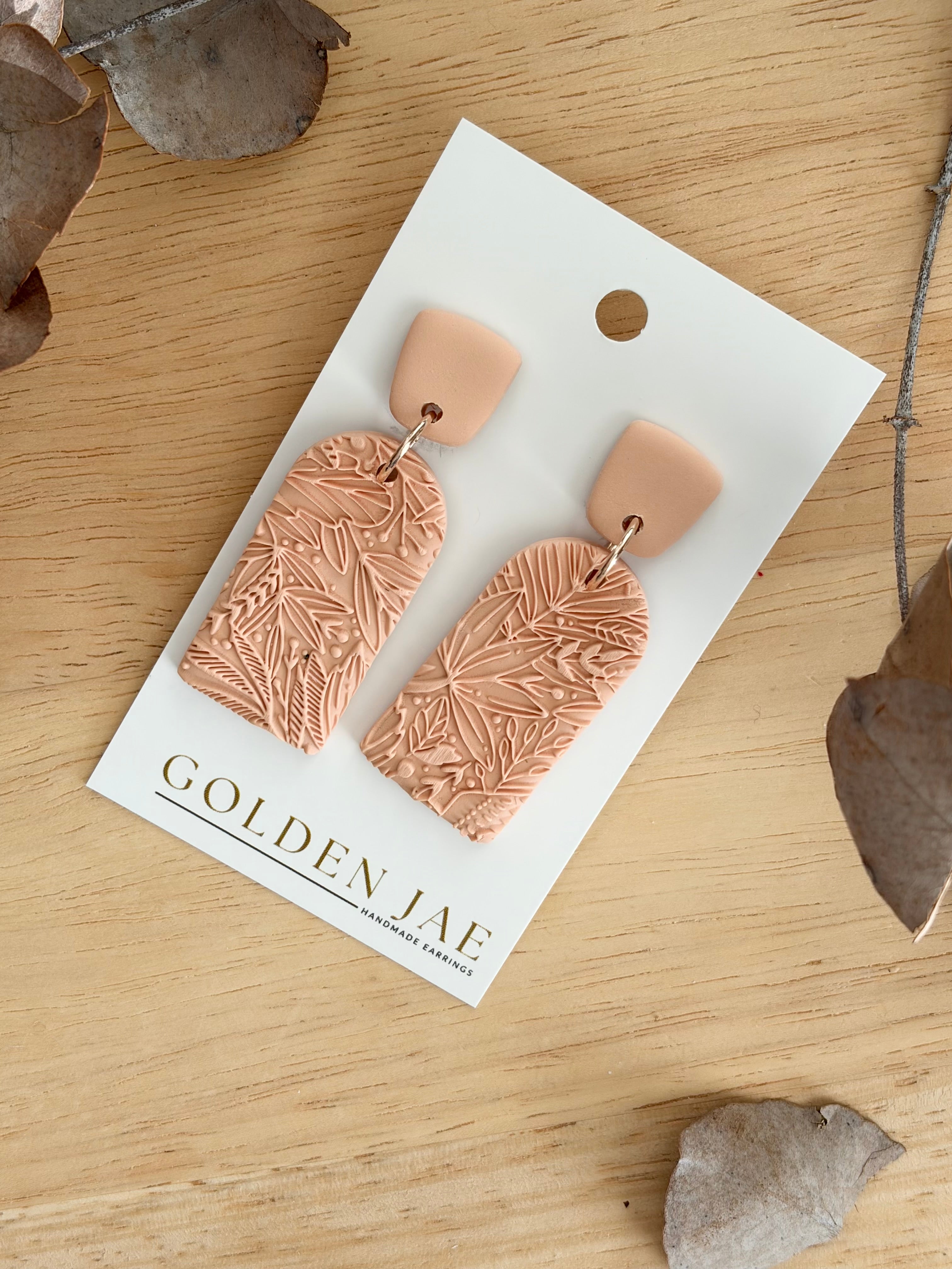 Peach Pop Dangles #09