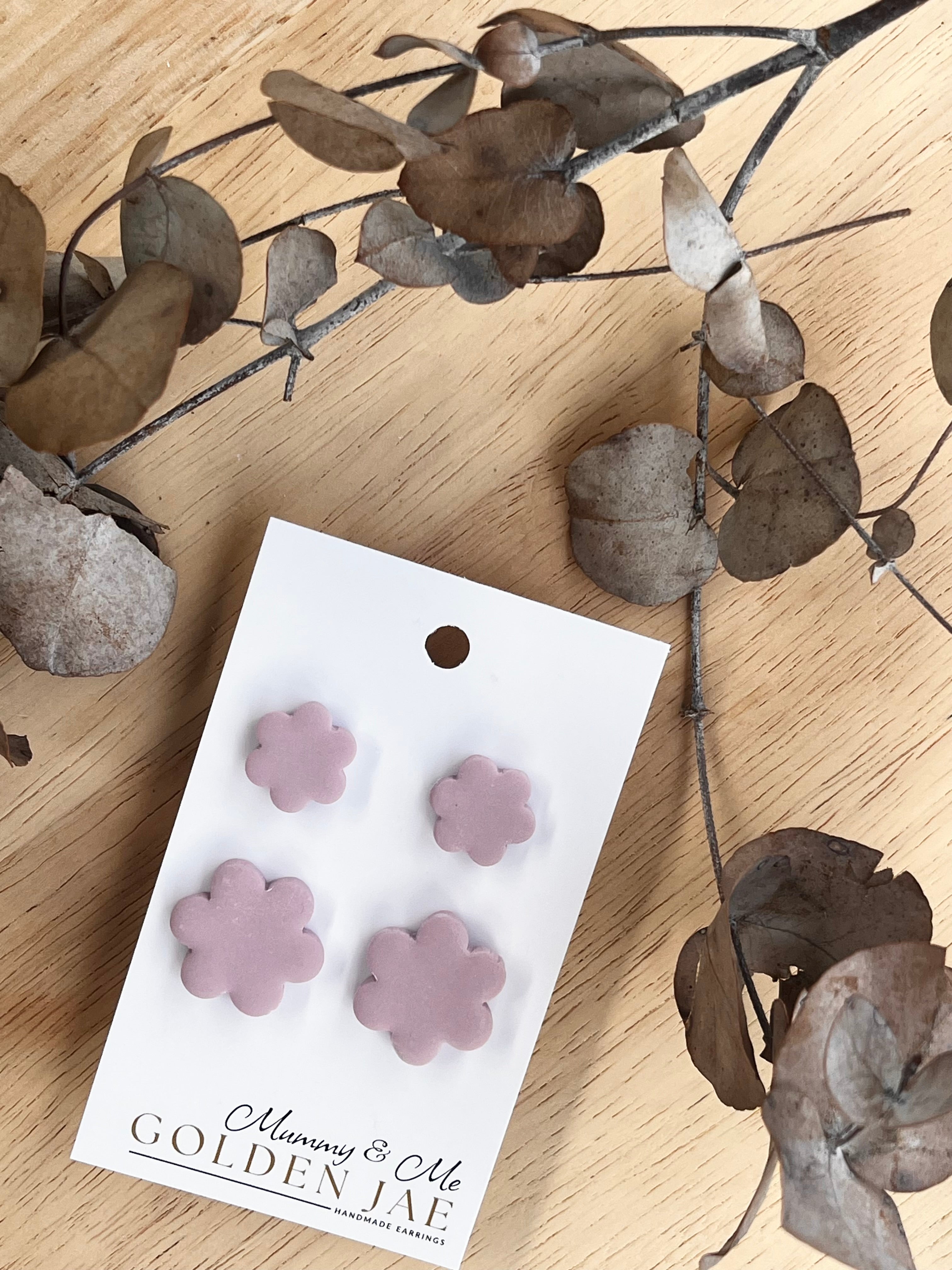 Mummy & Me Pack #08 (Flower Studs)