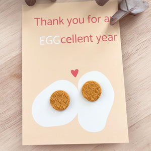 Gift Card & Earrings - Eggs