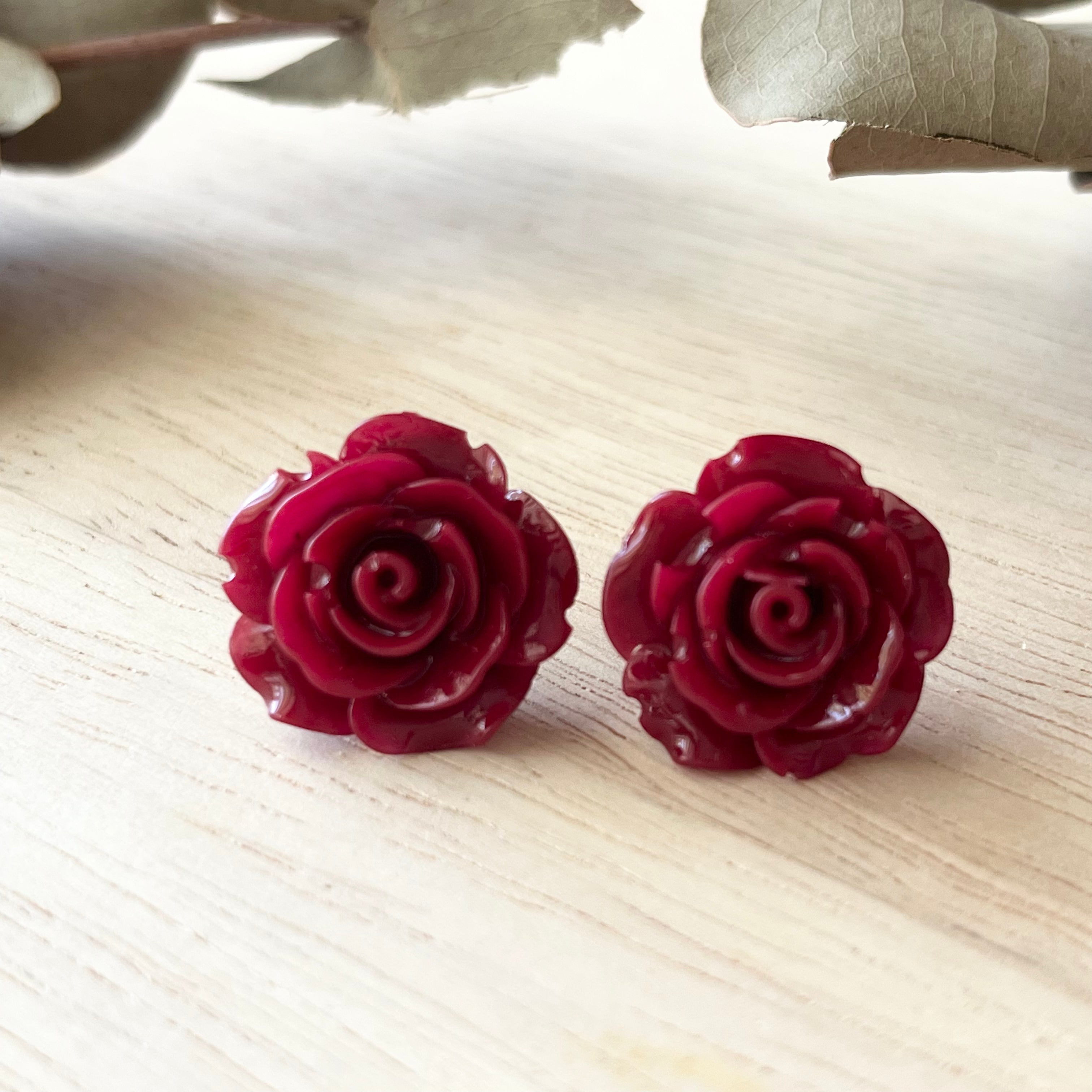 Rose Studs (Resin)