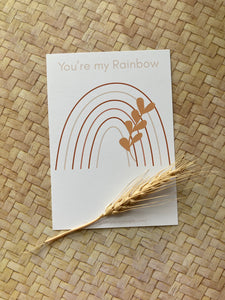 Gift Card & Earrings (Rainbow)