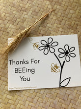 Load image into Gallery viewer, Gift Card &amp; Earrings - Thank You (Bee&#39;s)
